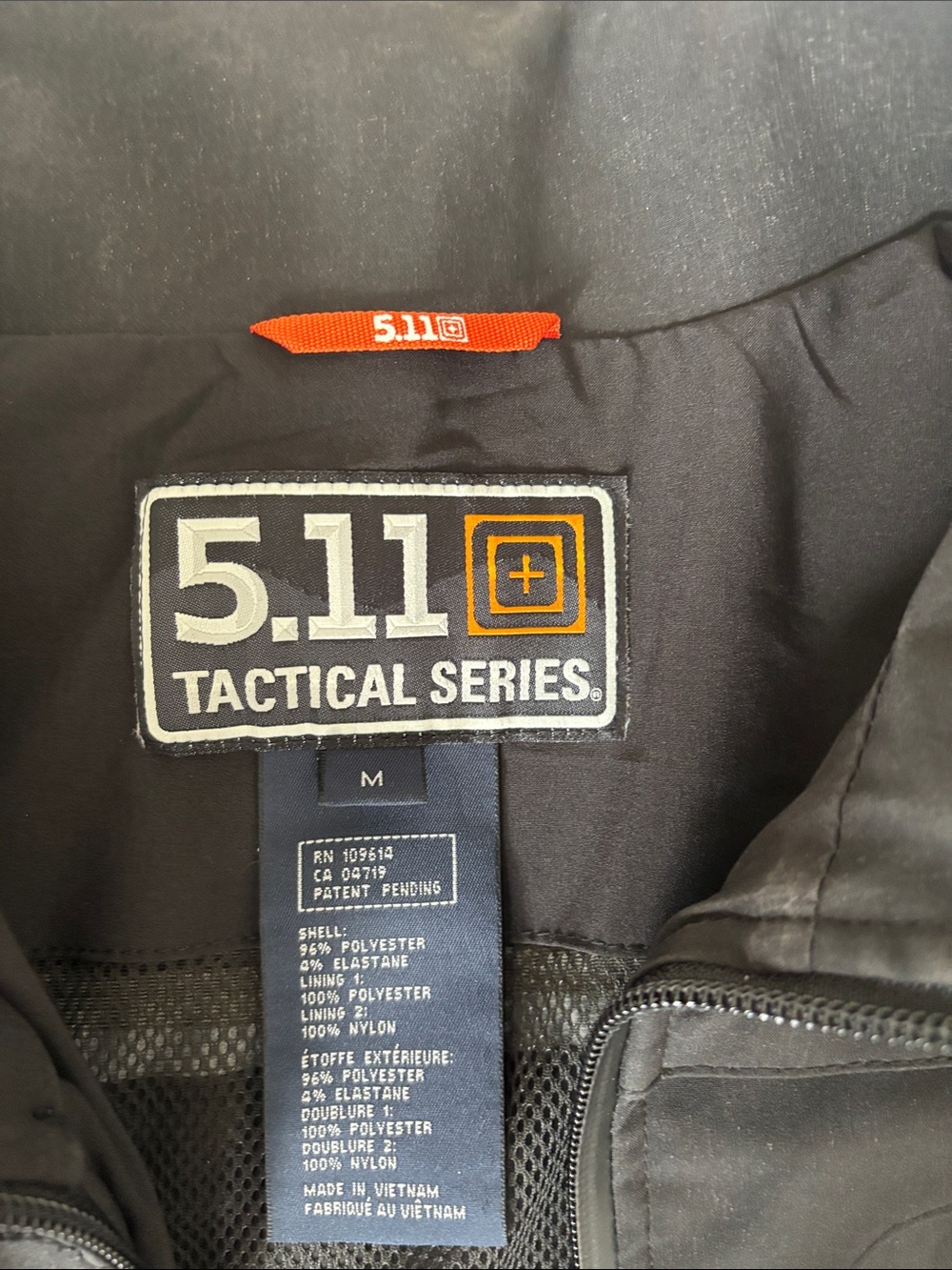 5.11 Tactical Black Men's Softshell Field Jacket - Picture 2 of 5